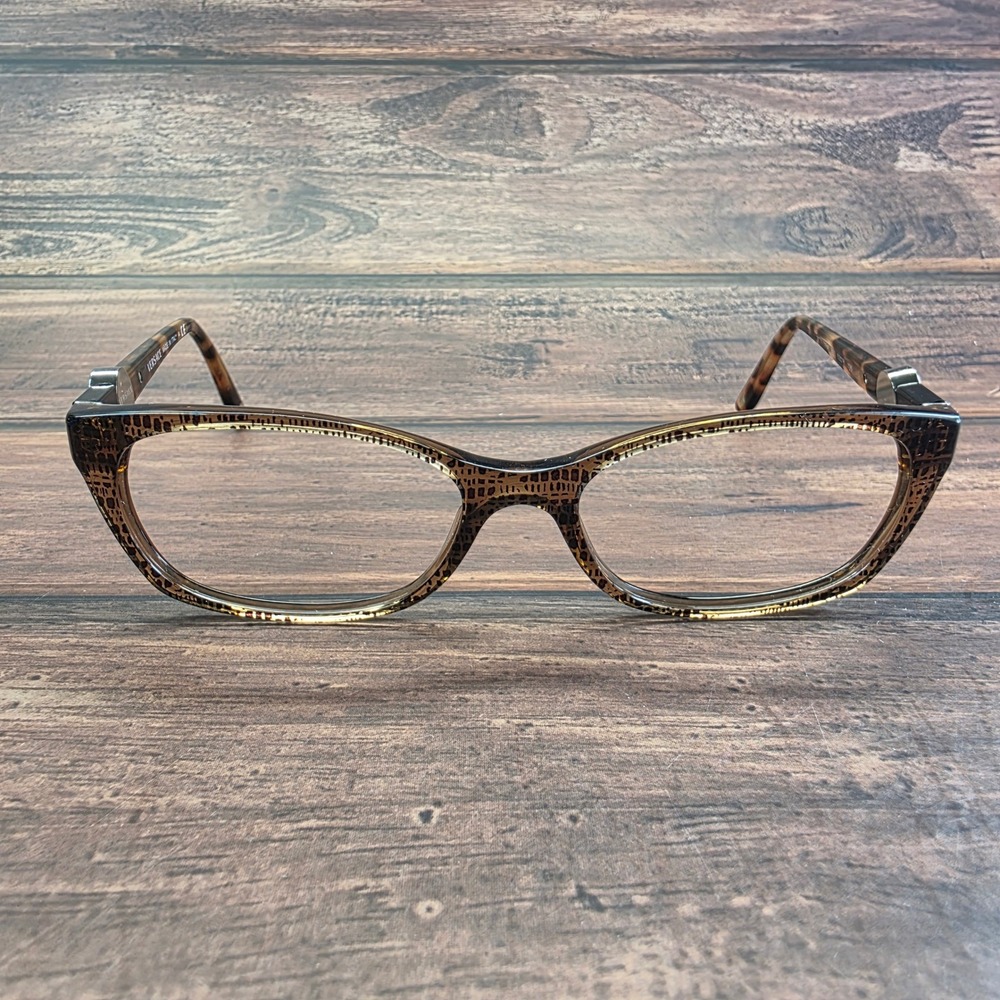 Versace Mod 3164‎ 991 Brown Tortoise Cat Eye Eyeglasses Women Made Italy FRAMES